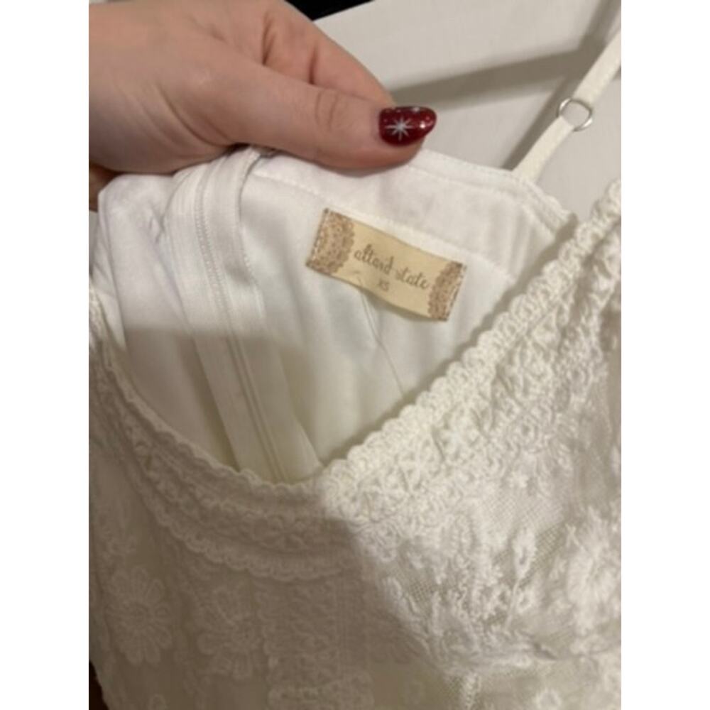 Altar'd State Women's Sleeveless White Lace Maxi Dress - NWT - Extra Small - Picture 9 of 11